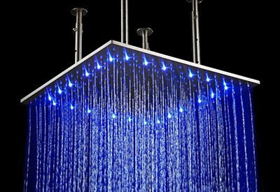 LED Lights Shower Head