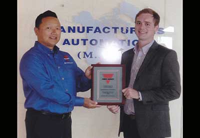 Manufacturers Automation Awarded Outstanding Distributor Achievement