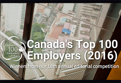 Look Who’s Among Canada’s Top 100 Employers for 2016