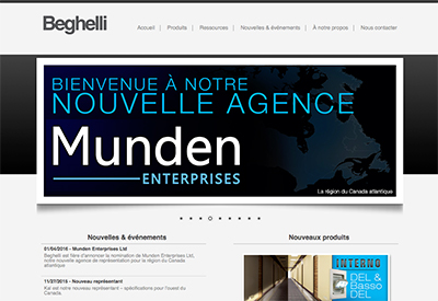 Beghelli New Website