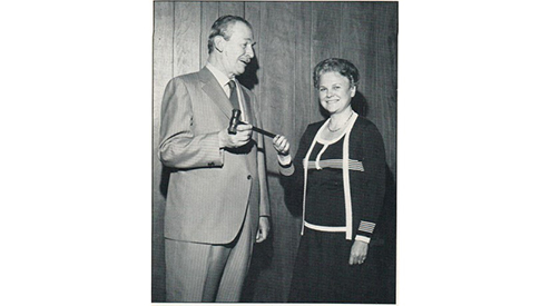 CEDA’s First Woman President — 1975