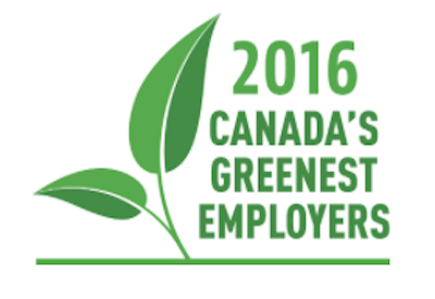 Canada’s Greenest Employers for 2016