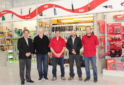Lumen's Moncton Branch Manager Glenn Leaman with members of his team