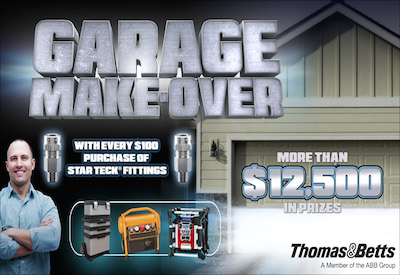 Thomas & Betts Announces Garage Make-Over Promotion Winners