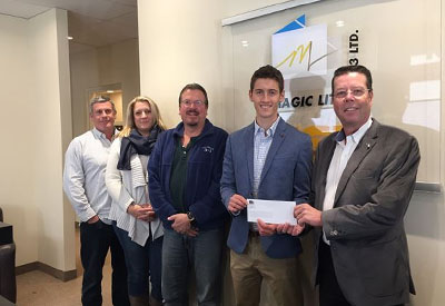 Magic Lite Ltd.’s Tom Penton and Senior Management Present Scholarship