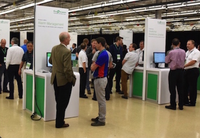 Schneider Electric trade show booth