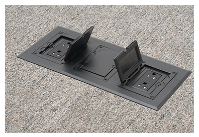 Gangable Concrete Floor Boxes from Arlington