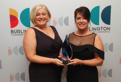 Elaine and Heather Gerrie Honoured as Distinguished Entrepreneurs by Burlington Chamber of Commerce