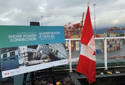 Schneider Electric Connects Container Ships to Shore Power Electrical in Vancouver