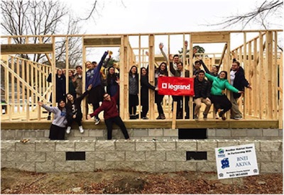 Bnei Akiva Habitat for Humanity Trip, Sponsored by Legrand, Highlights Need for Industry to Support Community Initiatives