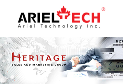 Ariel Technology Inc. Announces Heritage Sales & Marketing as its Manufacturers Representative for Ontario