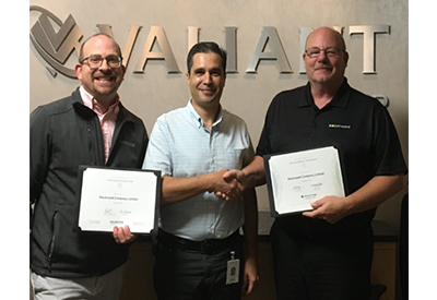 Electrozad recognized as Top Provider to Valiant TMS