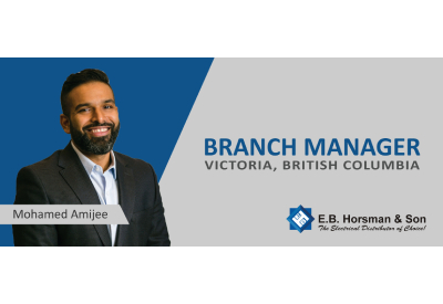 Mohamed Amijee, New Victoria Branch Manager for E.B. Horsman & Son