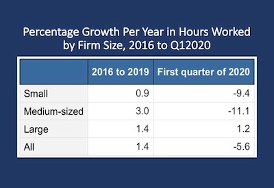 Economic Impact of COVID-19 on Canadian Businesses Across Firm Size Classes