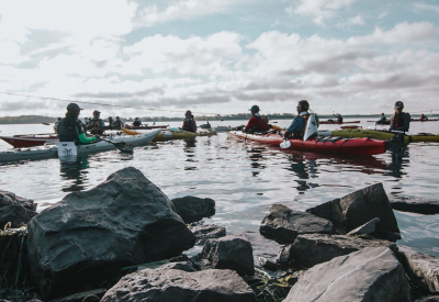 Led by Eric Deschenes, ABB Raises $15,450 During The Desgagnés Kayak Challenge with Young Musicians of the World