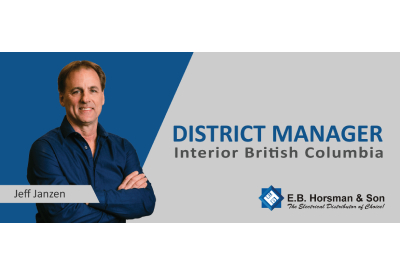 E.B Horsman & Son Announces Jeff Janzen as Interior District Manager