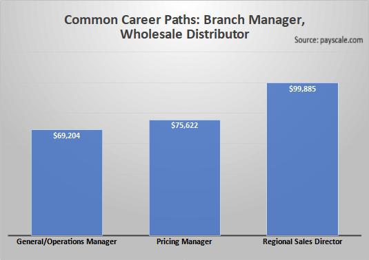 Common Career Paths: Branch Manager, Wholesale Distributor