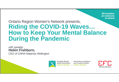 Ontario Women’s Network Webinar: March 4