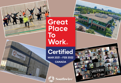 Southwire Canada Recognized as Great Place to Work