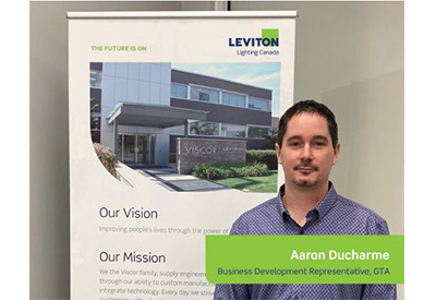 Leviton Lighting Canada Appoints New Business Development Representative, GTA