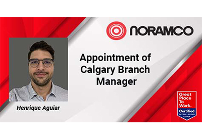 Noramco Announces Appointment of Calgary Branch Manager
