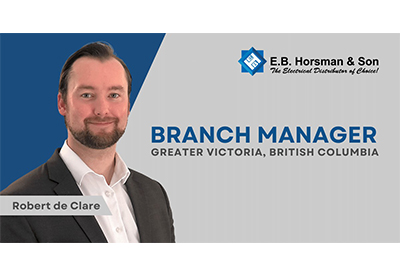 Robert de Clare Joins E.B. Horsman & Son as Branch Manager, Greater Victoria, BC