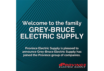 Province Electric Supply Announces Acquisition of Grey-Bruce Electric Supply