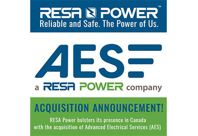 RESA Power Bolsters Its Presence in Canada With the Acquisition of Advanced Electrical Services, Ltd.