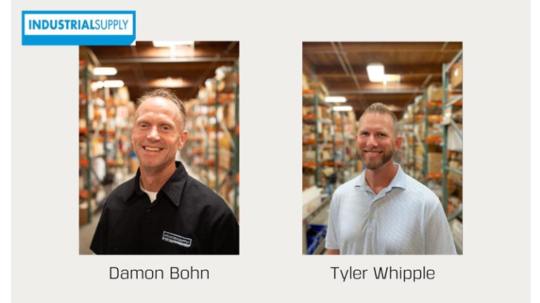 Industrial Supply Company Names Tyler Whipple and Damon Bohn Regional Vice Presidents of Sales