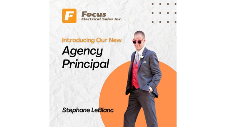 Stephane Leblanc Appointed Partner with Focus Electrical Sales