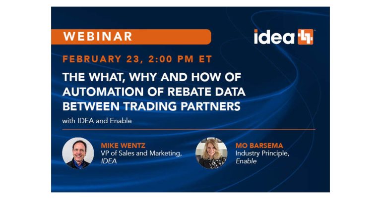 IDEA Webinar: The What, Why and How of Automation of Rebate Data Between Trading Partners
