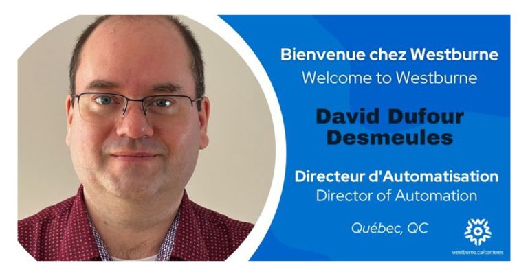 David Dufour Desmeules Joins Westburne as Director of Automation
