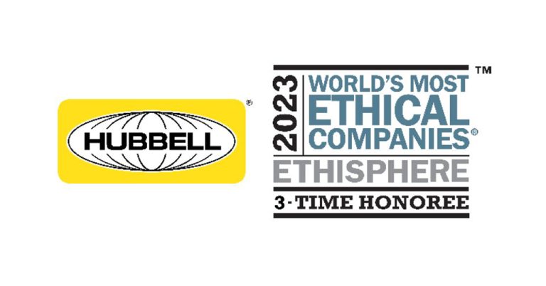 Hubbell Incorporated Recognized as One of the 2023 World’s Most Ethical Companies