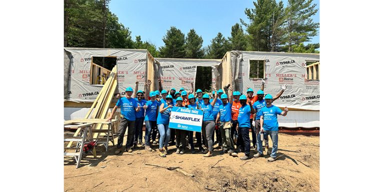 Shawflex Participates in Their 2nd Habitat Build Day