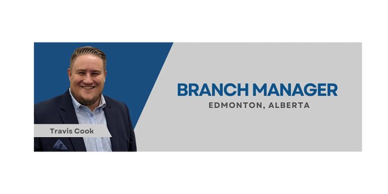 Travis Cook, New Edmonton Branch Manager at E.B. Horsman