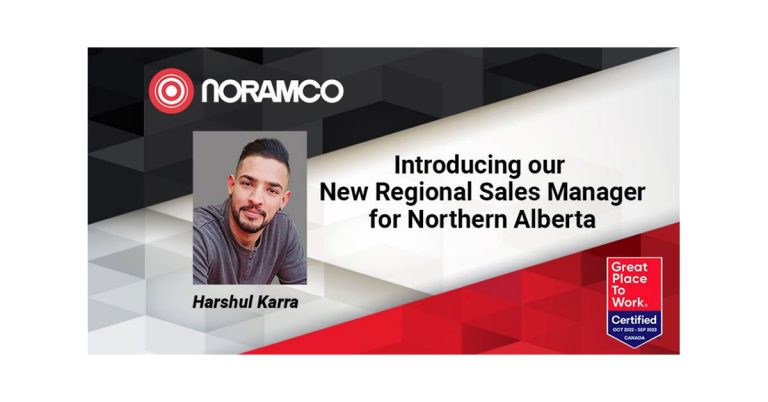 Noramco Announces Harshul Karra as New Regional Sales Manager for Northern Alberta