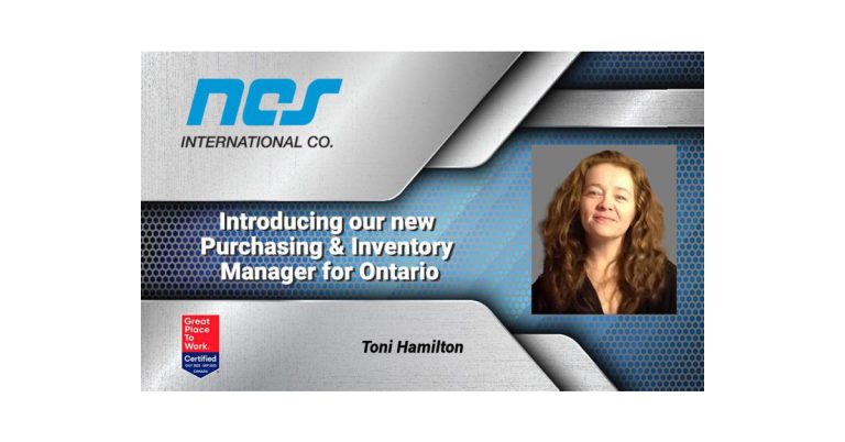 Toni Hamilton Joins NCS International Co. as New Purchasing and Inventory Manager for Ontario