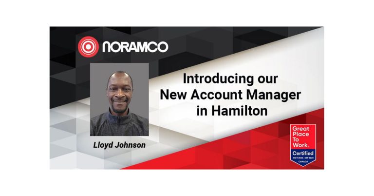 Noramco Announces Lloyd Johnson as New Account Manager in Hamilton