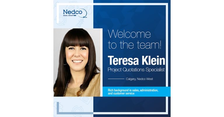 Nedco West Welcomes Teresa Klein as Project Quotations Specialist