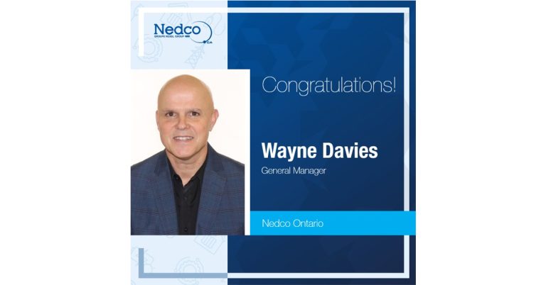 Nedco Appoints Wayne Davies General Manager, Ontario Division