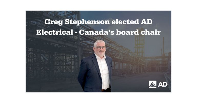 Bartle & Gibson’s Greg Stephenson Elected Board Chair of AD Electrical – Canada