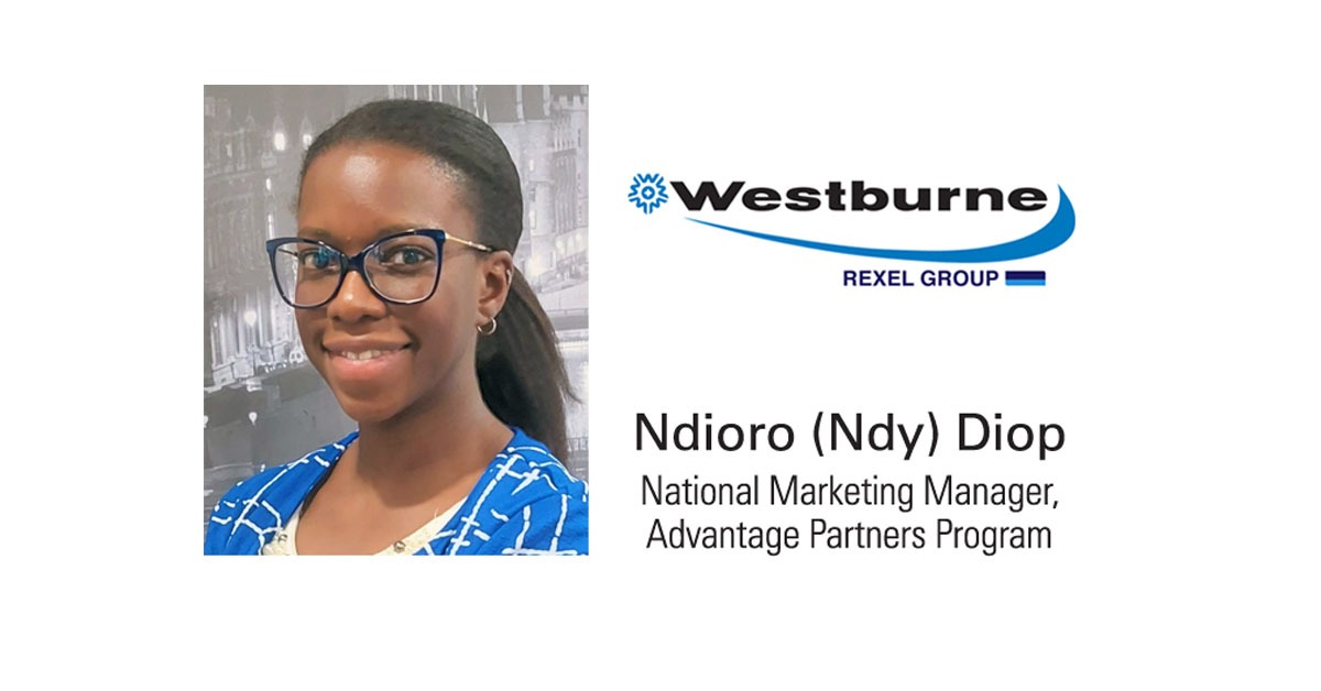 Westburne Promotes Ndioro (Ndy) Diop to National Marketing Manager, Advantage Partners Program.