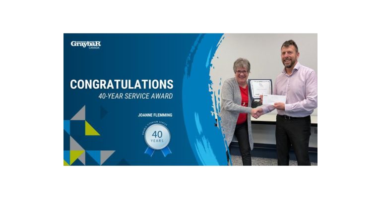 Graybar Celebrates 40 Years of Service