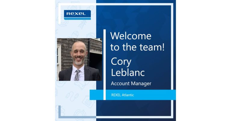 Rexel Atlantic Welcomes Cory Leblanc to the Team as New Glasgow Branch Manager