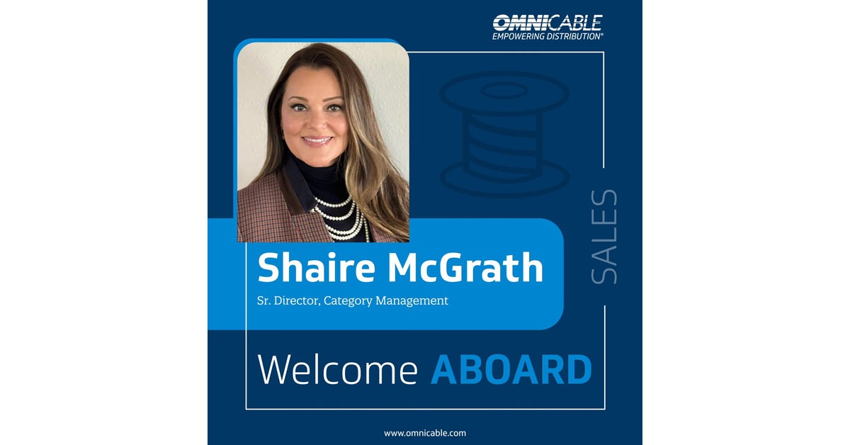 OmniCable Hires Shaire McGrath as Senior Director – Category Management