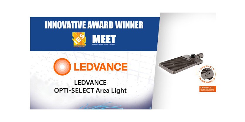 LEDVANCE Opti-Select Area Light Wins the 2024 IES Innovation Award