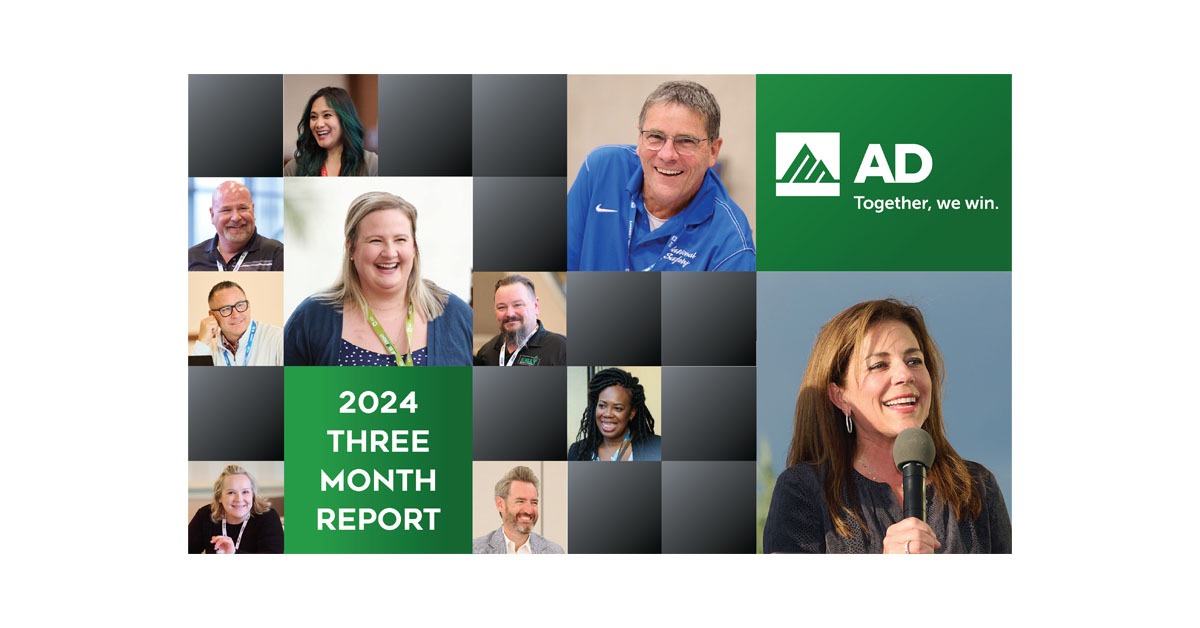 AD Reports Record Sales in the First Three Months of 2024