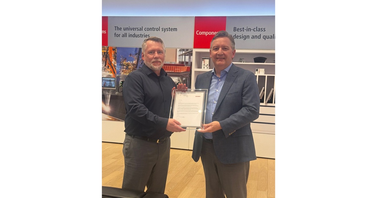 Beckhoff Canada Celebrates Andy Burleigh 20th Anniversary With The Company