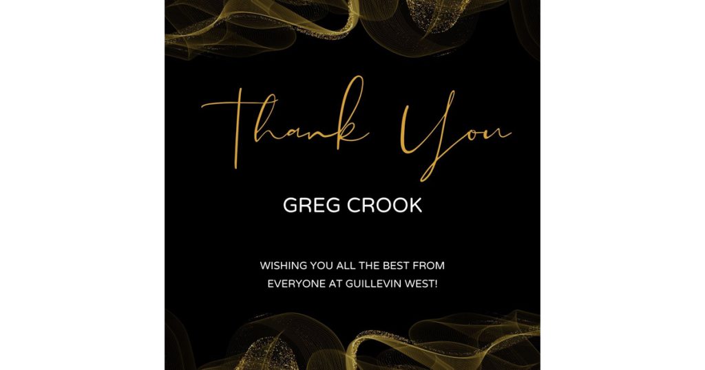Greg Crook Transfers to Guillevin's Grande Prairie Branch