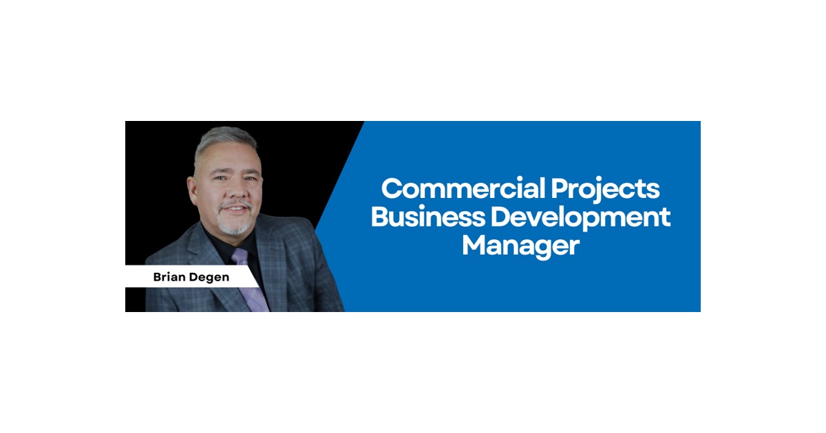 Brian Degen, New Commercial Projects Business Development Manager for E.B. Horsman & Son, Effective May 20, 2025